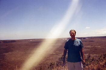 Jim with volcano spirit