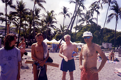 Snorkelling at Kahaluu