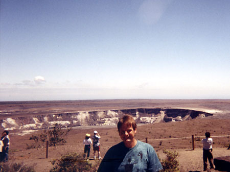 Jim with caldera