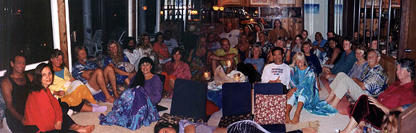 Meditation gathering at Sky Ranch