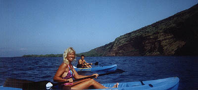 Kayakers in Kbay