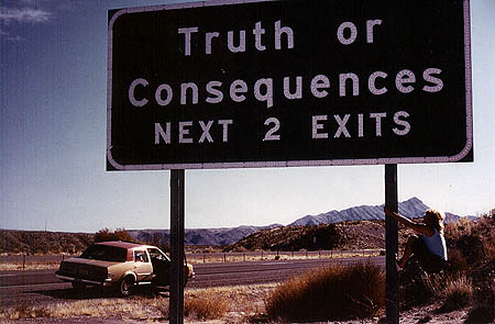 Southwestern trek to truth or...